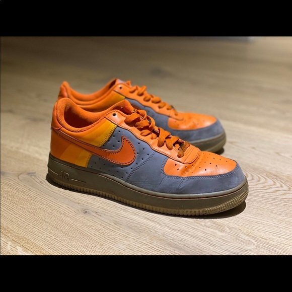 🍊 2007 Nike Air Force 1 In Bleeding Orange - Picture 2 of 7